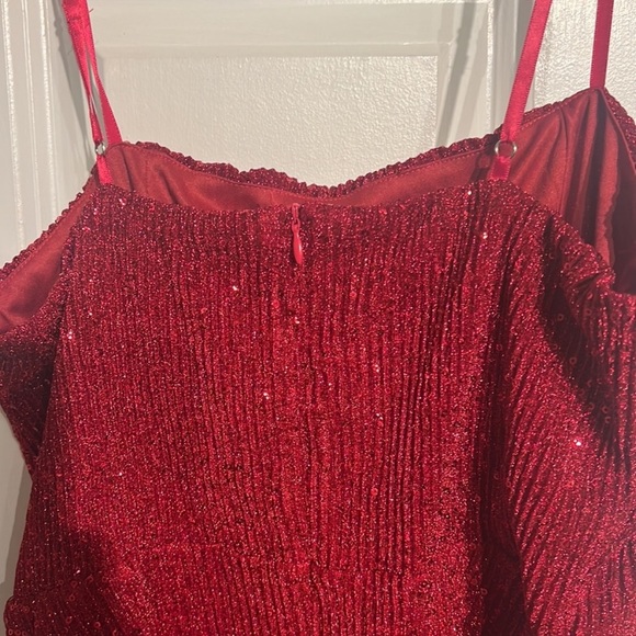 Lulus red sequin dress - Picture 3 of 7